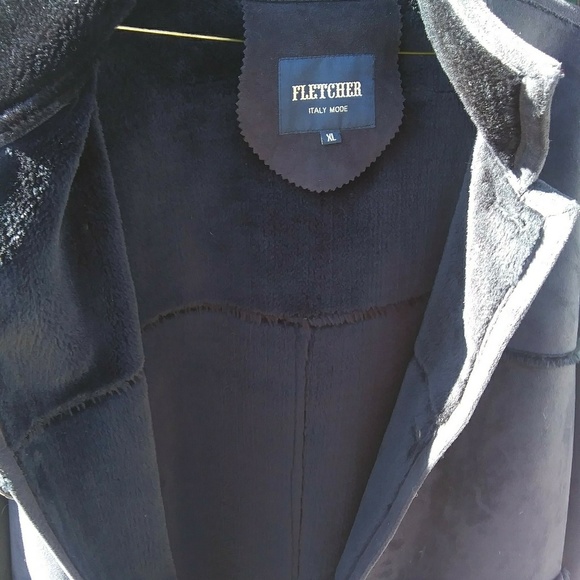 Fletcher Men's Coat Made In Italy - Picture 2 of 5